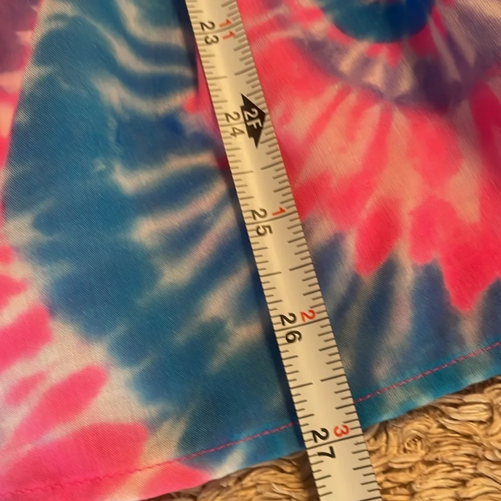 SO Girls Tie Dye Swim suit coverup- size 12 - Picture 7 of 9